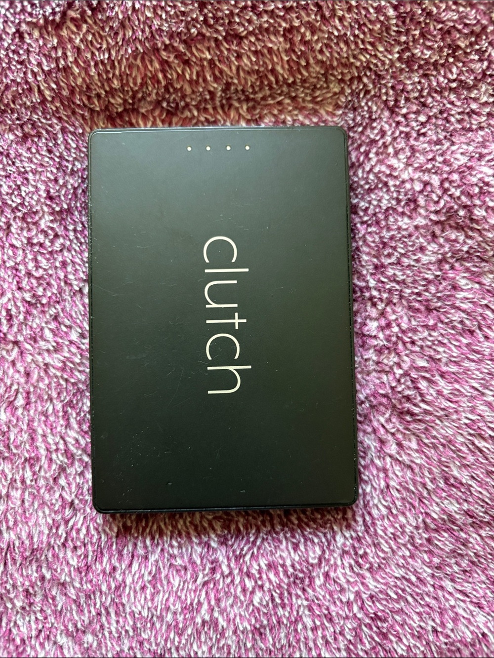 Clutch Portable Charger Power Bank - Black